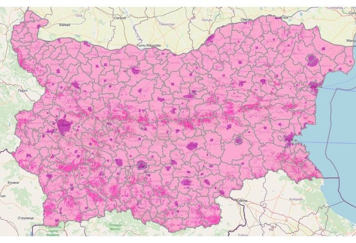 Стартира процедура за изграждане на цифрови мрежи за отдалечени и слабо населени райони в страната Стартира процедура за изграждане на цифрови мрежи за отдалечени и слабо населени райони в страната