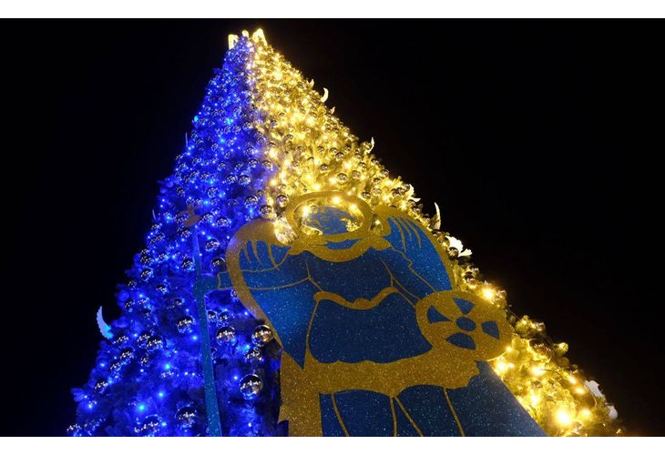 Коледната елха в Киев