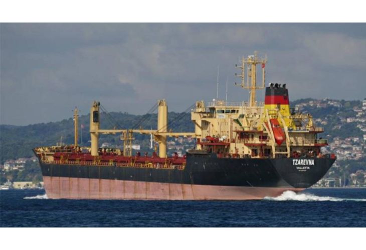 Новината, че корабът Царевна, който се намира в украинското пристанище