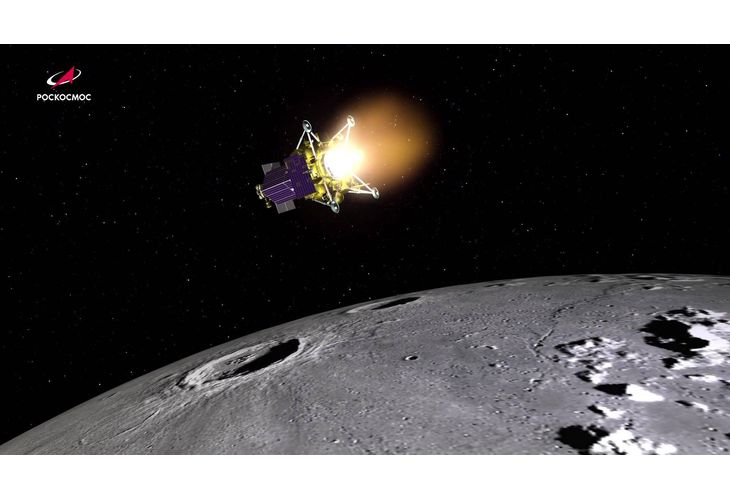 Руският космически кораб Луна-25 се разби на повърхността на Луната