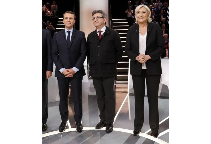 Коалицията Заедно, водена от френския президент Емануел Макрон, спечели 25,65%