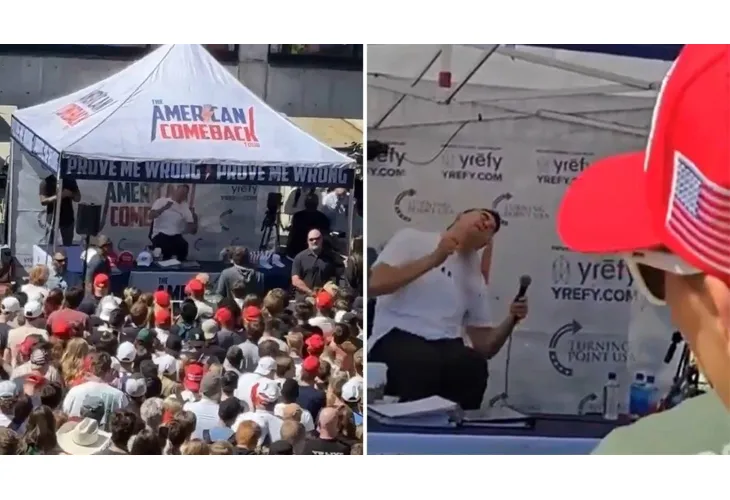 Момент на убийството на Чарли Кърк