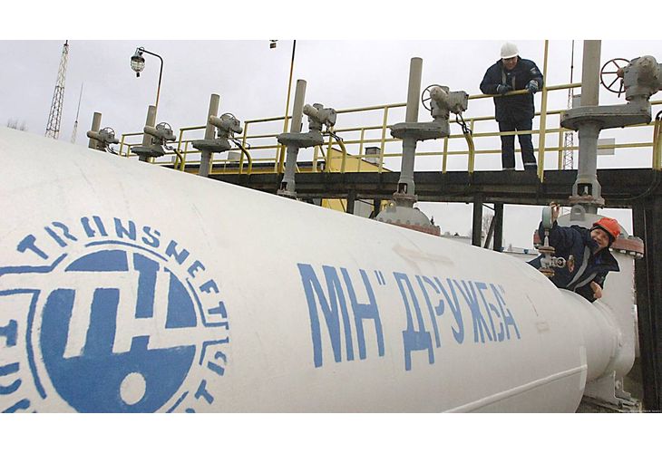 Украйна е спряла транзита на руски петрол към Южна Европа