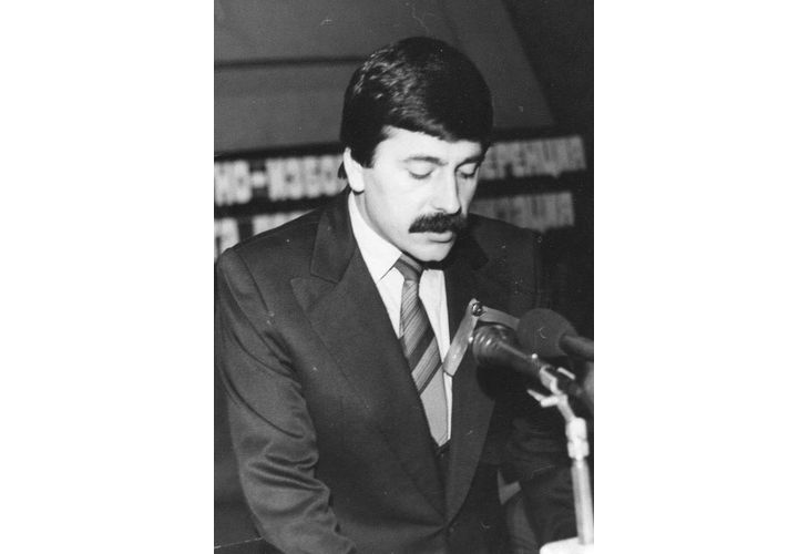 Николай Мирчев на отчетно-изборна конференция на БКП