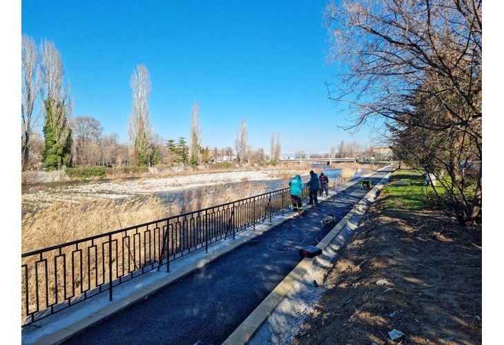 Новата велоалея в Асеновград