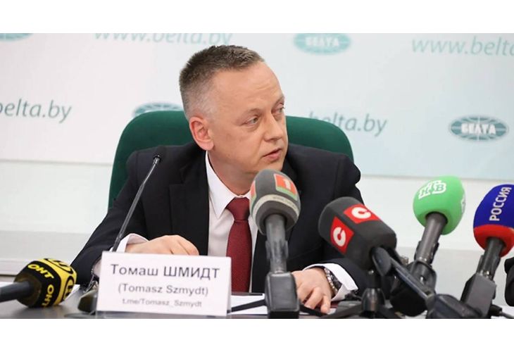 Обвиненият в шпионаж полски съдия Томаш Шмит Обвиненият в шпионаж полски съдия Томаш Шмит