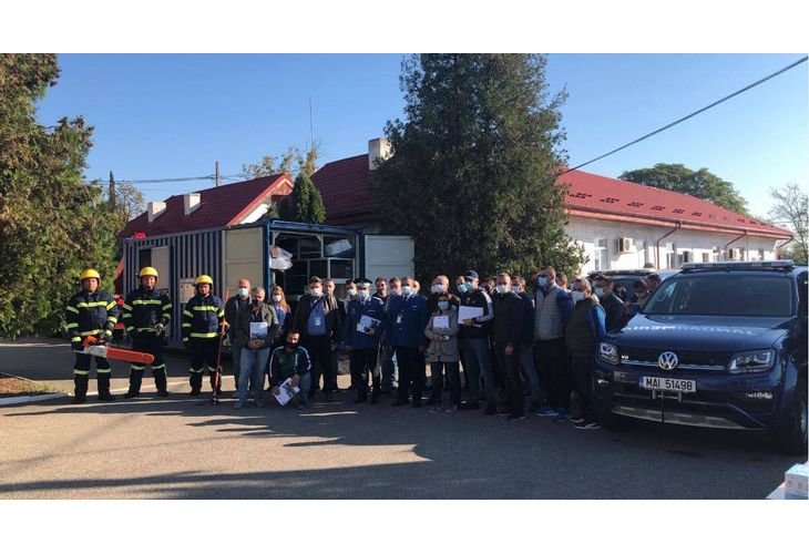 Обучението на пожарникари в Румъния