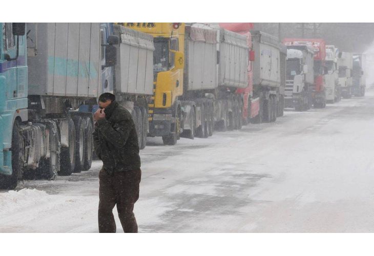 Опашка от ТИР-ове на ГКПП