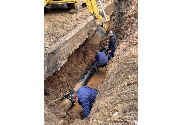 Отстраняване на ВиК авария в Асеновград