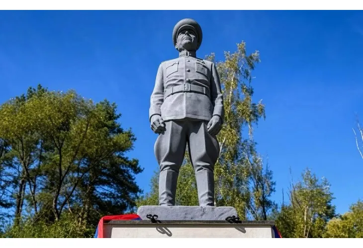 Паметникът на маршал Иван Конев в Словакия