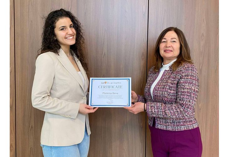 Пламена Илиева е стипендиант на Google DeepMind AI чрез институт GATE за 2025-2026 г.