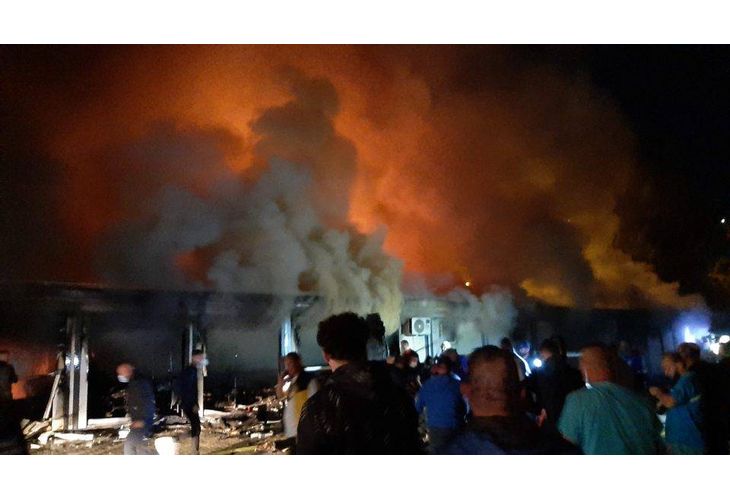 Пожар в ковид център в Северна Македония