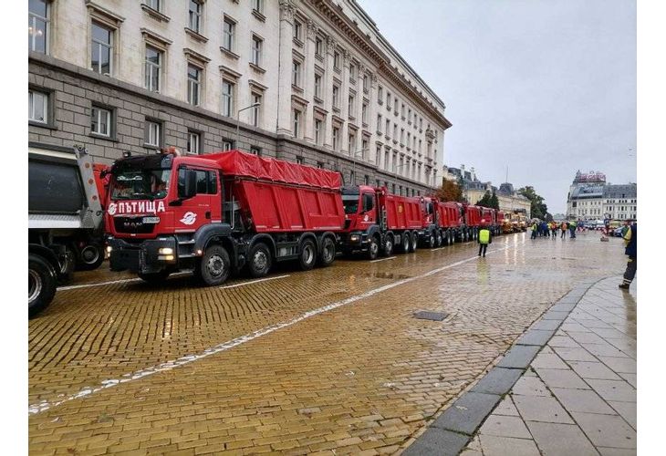 Протест на пътностроителни фирми