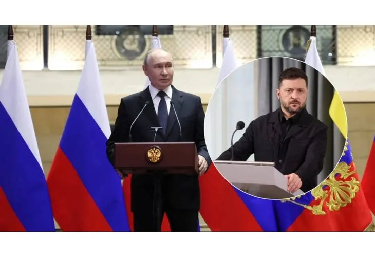 Путин и Зеленски