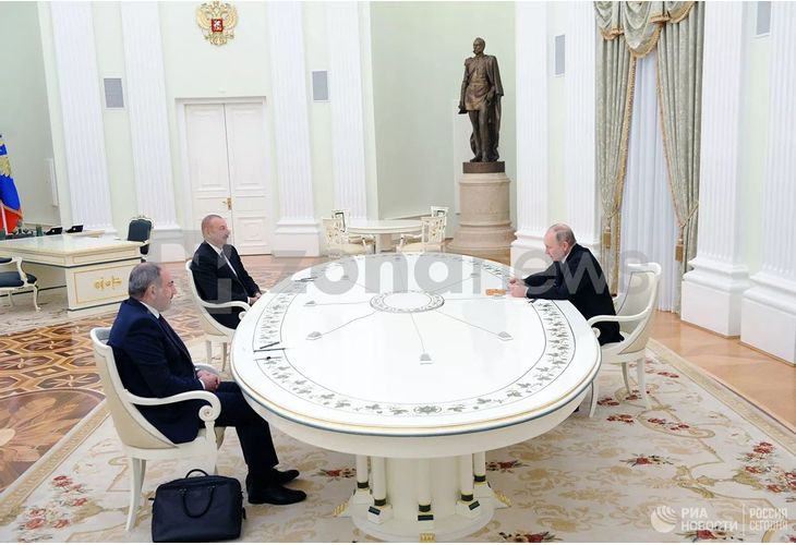 Путин, Алиев и Пашинян подписаха съвместно заявление за развитието на Карабах