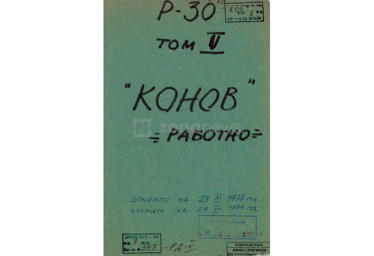 Работно дело на кадрови служител на ПГУ-ДС, работил за съветските тайни служби като заместник-резидент във Вашингтон в края на 60-те г.