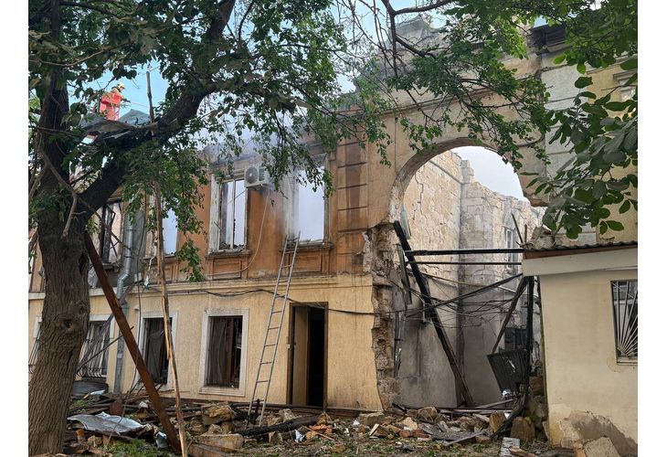 Разрушения в Одеса Разрушения в Одеса