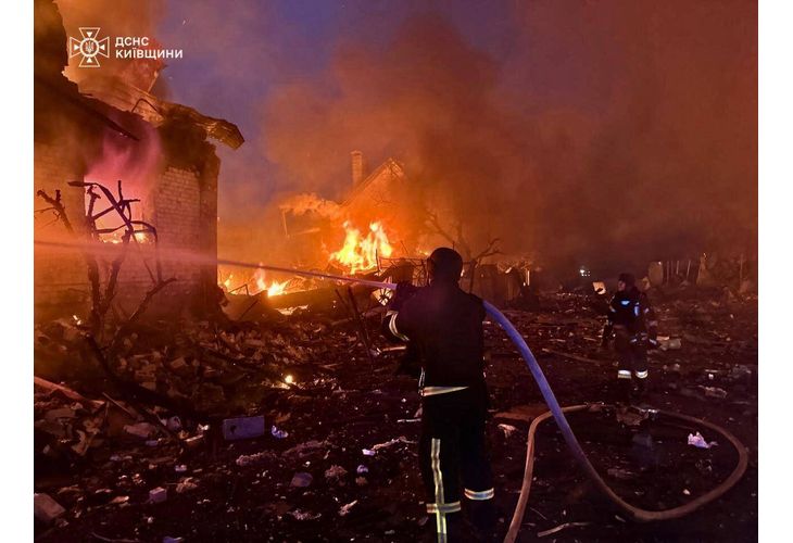 Разрушения вследствие на руската терористична атака