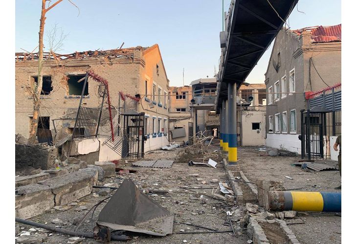 Разрушения вследствие на руския терористичен удар Разрушения вследствие на руския терористичен удар