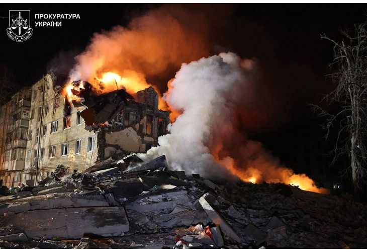 Разрушения вследствие на руския терористичен удар-22