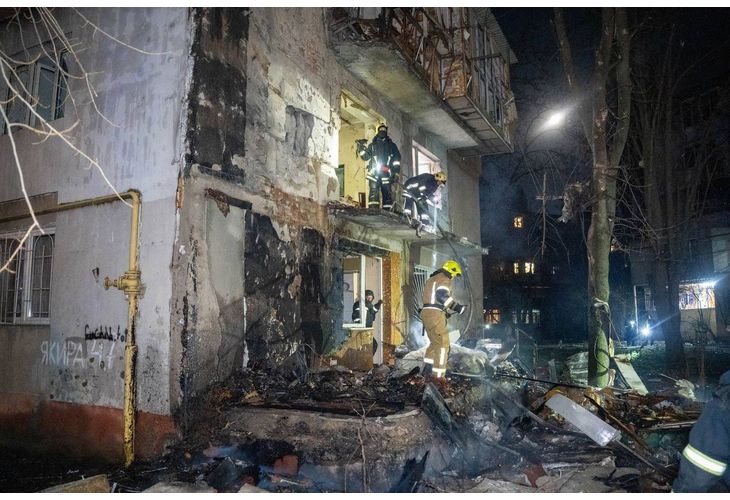 Разрушения, вследствие на руския терористичен удар