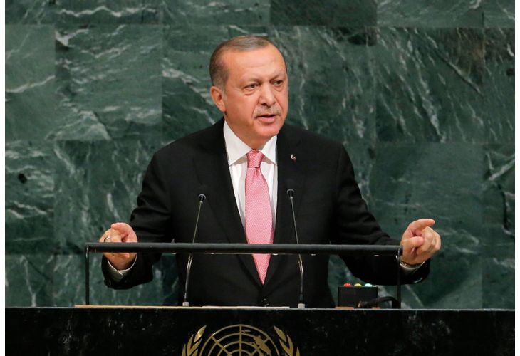 Реджеб Тайп Ердоган пред Общото събрание на ООН