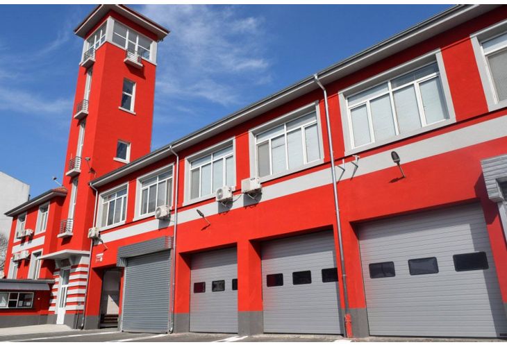 Ремонтираната сграда на Бургаската пожарна