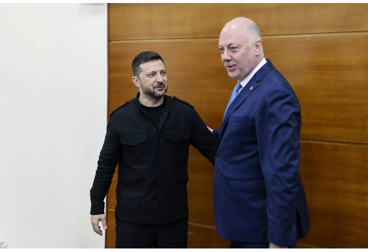 Росен Желязков и Володимир Зеленски Росен Желязков и Володимир Зеленски