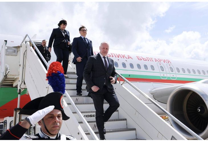 Министър-председателят Росен Желязков пристигна в Рим Министър-председателят Росен Желязков пристигна в Рим