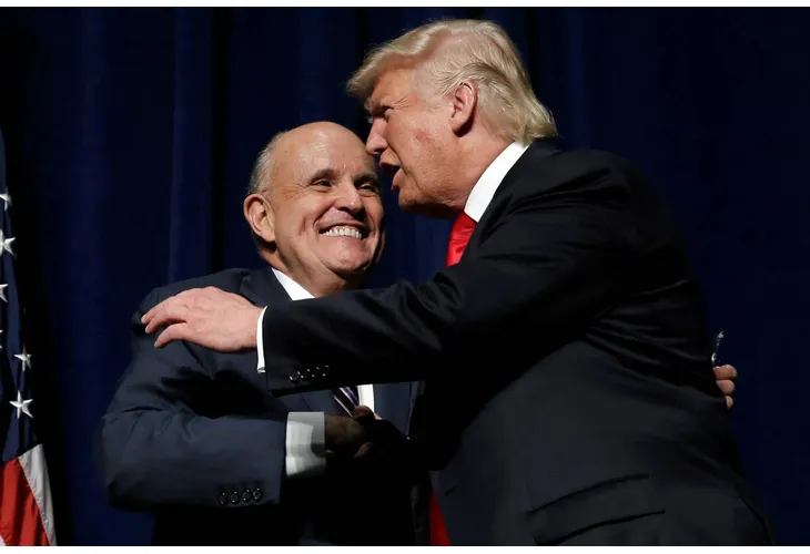 Рудолф Джулиани и Доналд Тръмп
