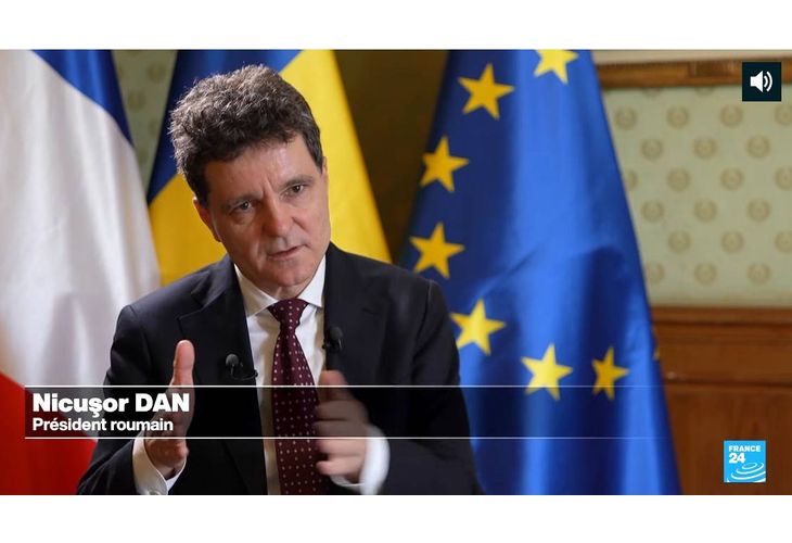 Румънският президент Никушор Дан пред "France 24"