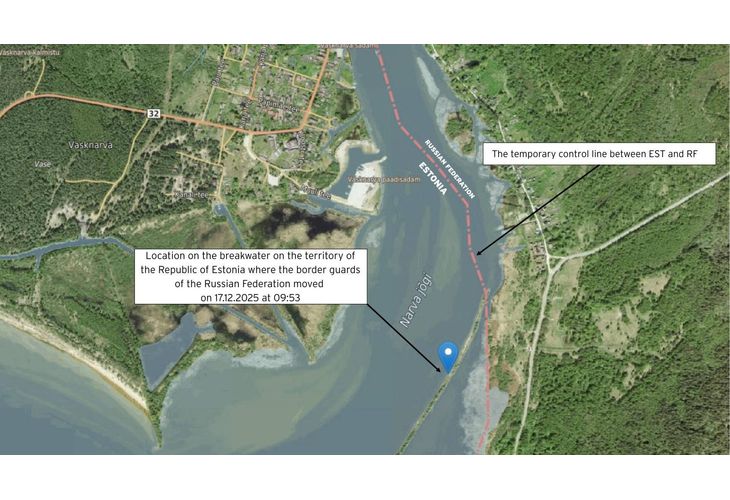 Руската провокация на естонско-руската граница