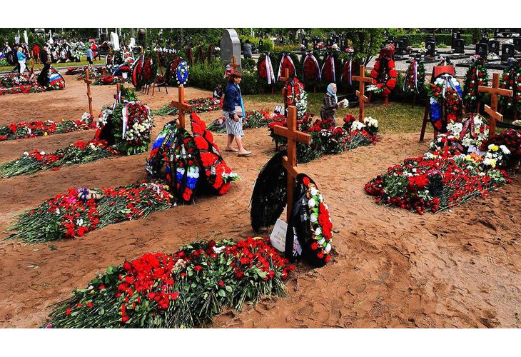 Гробище с ликвидирани руски окупатори