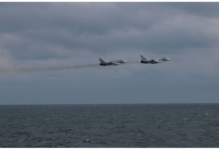 Руски самолети над Черно море