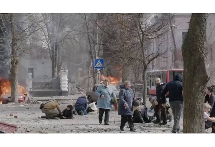 Руски терористичен удар по Суми Руски терористичен удар по Суми