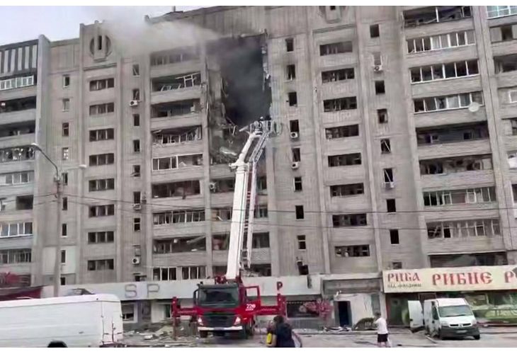 Руски терористичен удар по граждански цели в Украйна