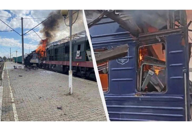 Руски терористичен удар по пътнически влак