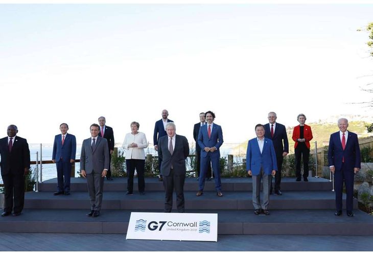 Срещата на лидерите на Г-7 в английското графство Корнуол