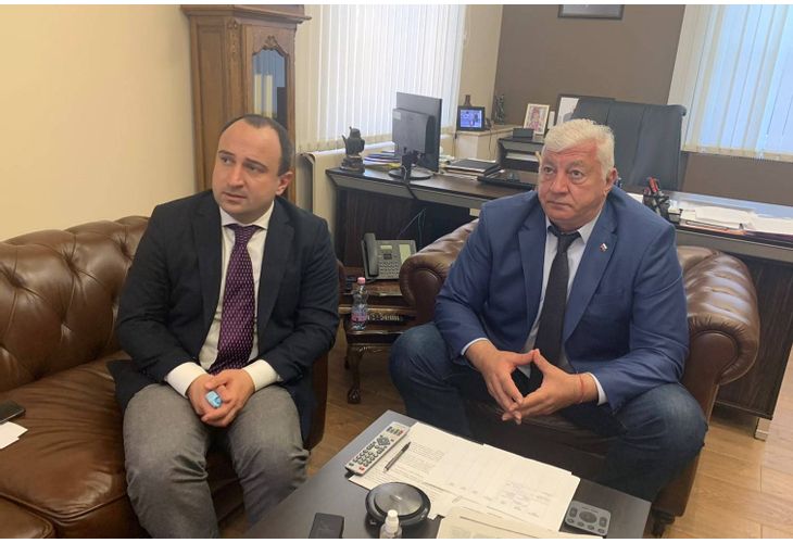 Стефан Стоянов и Здравко Димитров по време на онлайн срещата