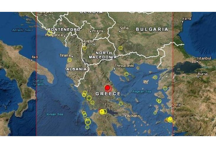 Трус от 5.9 по Рихтер в Гърция, усети се и у нас