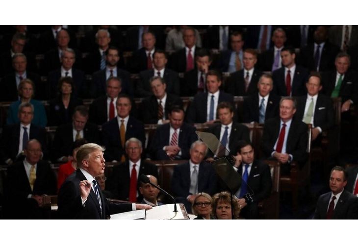 Президентът на САЩ Доналд Тръмп представя обръщението си "За състоянието на Съюза"