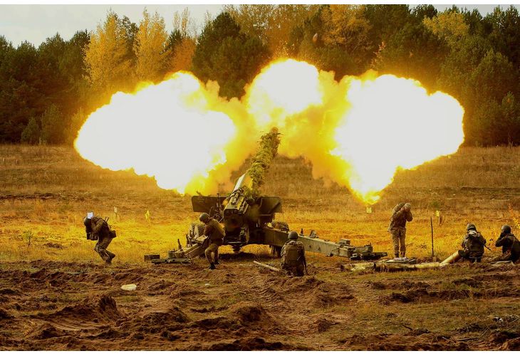 Украинска артилерия