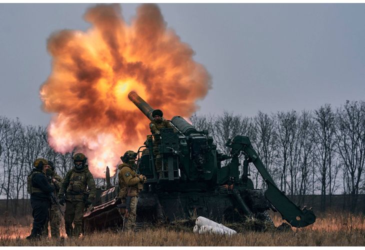 Украински военни, украински артилеристи