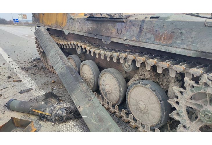 Унищожена руска военна техника Унищожена руска военна техника