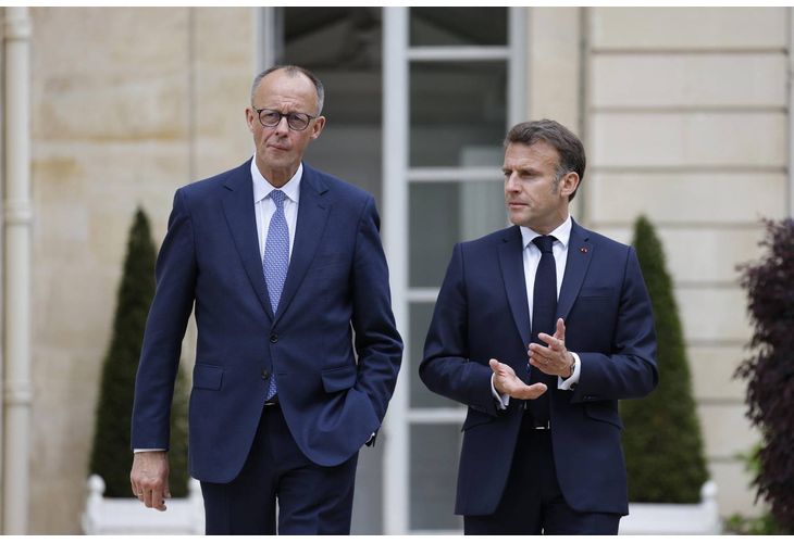 Фридрих Мерц и Еманюел Макрон