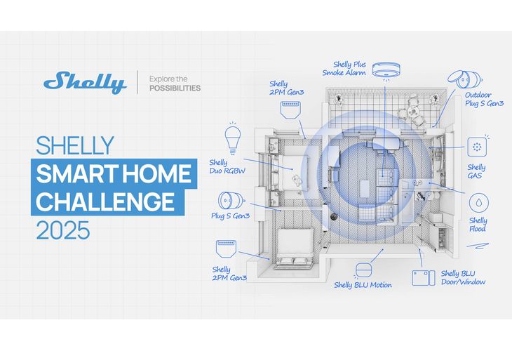 Shelly Smart Home Challenge 2025 отличи най-добрите умни инсталации Shelly Smart Home Challenge 2025 отличи най-добрите умни инсталации